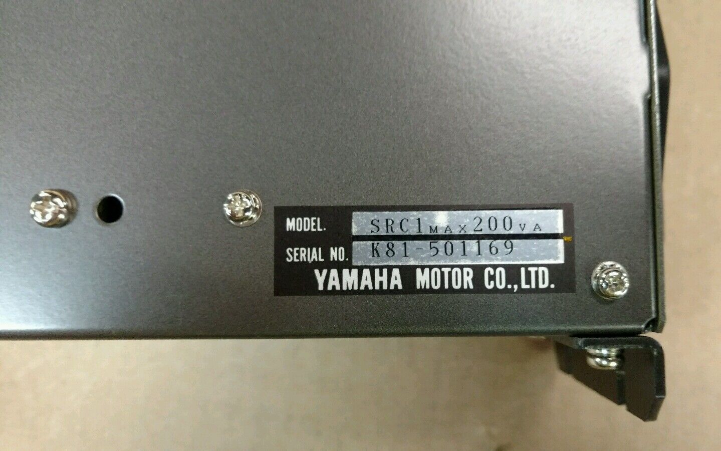 Koganei AB BS-550 Yamaha SRC1 MAX 200VA Robotic Controller Drive *New*.      AUC
