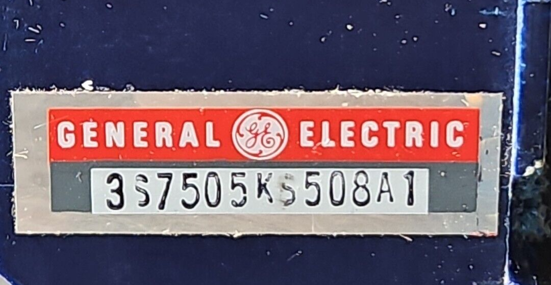 General Electric 3S7505KS508A1 photoelectric control relay 11 blade.     Loc4E29