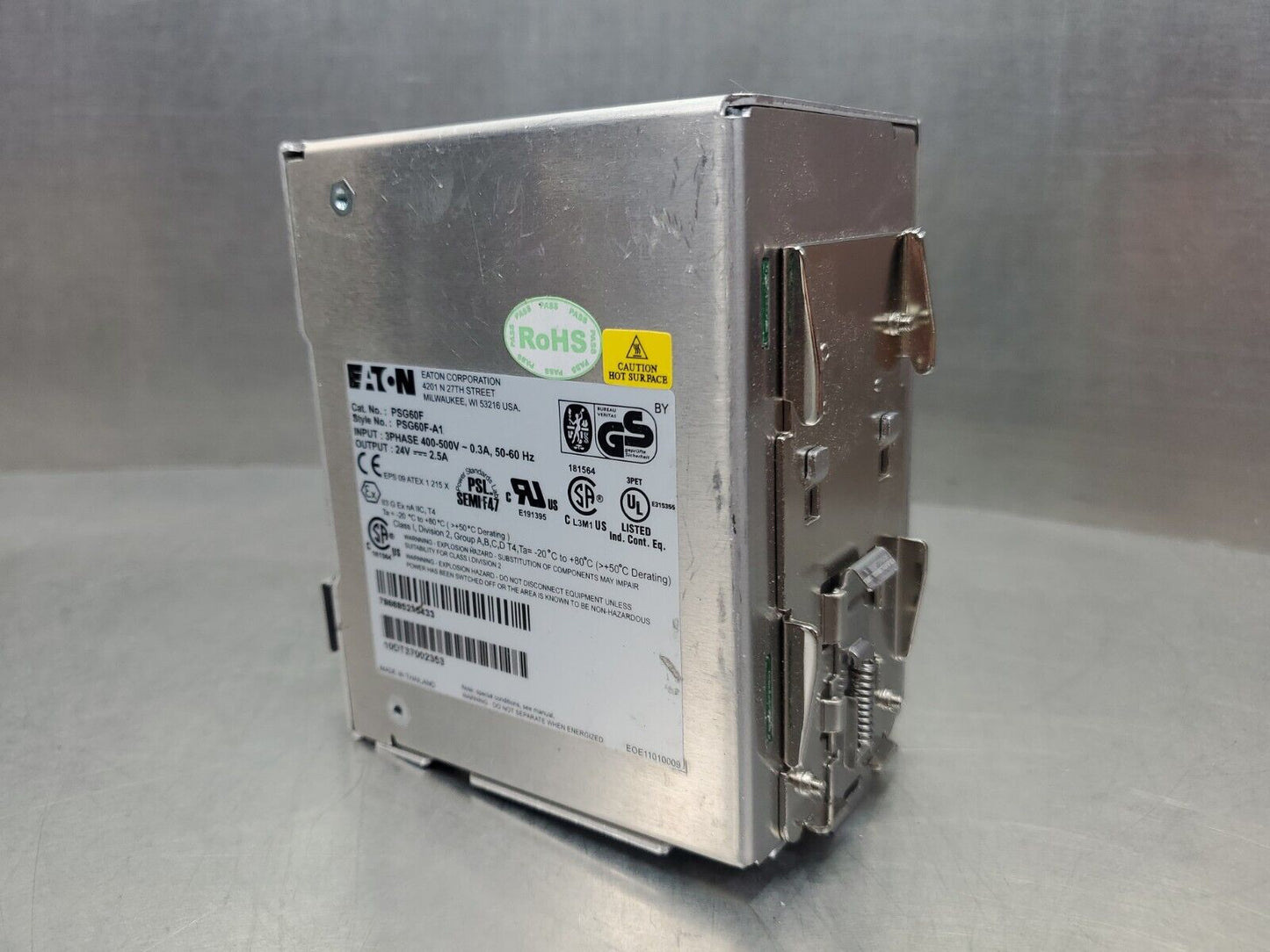 Eaton PSG60F-A1 24VDC 2.5A Power Supply.                                    4B-1