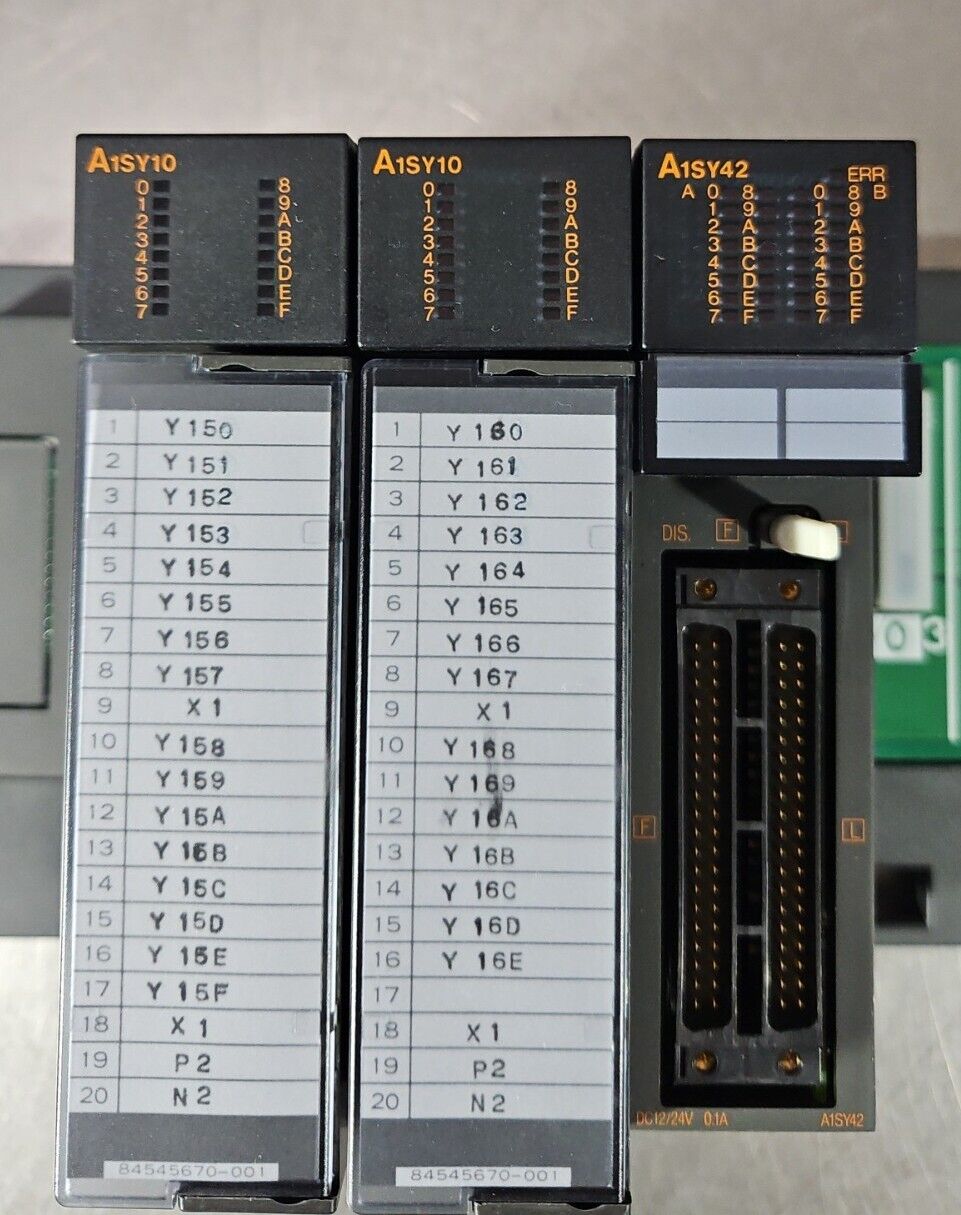 Mitsubishi A1S58B / AISY42 / A1SY42/ A1SY10 PLC Module                 Loc 3B-13