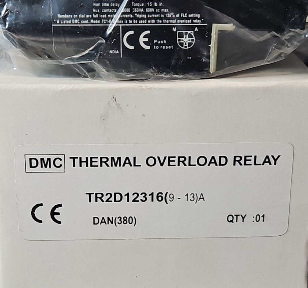 DMC TR2D12316 Thermal Overload Relay.    Loc4C22