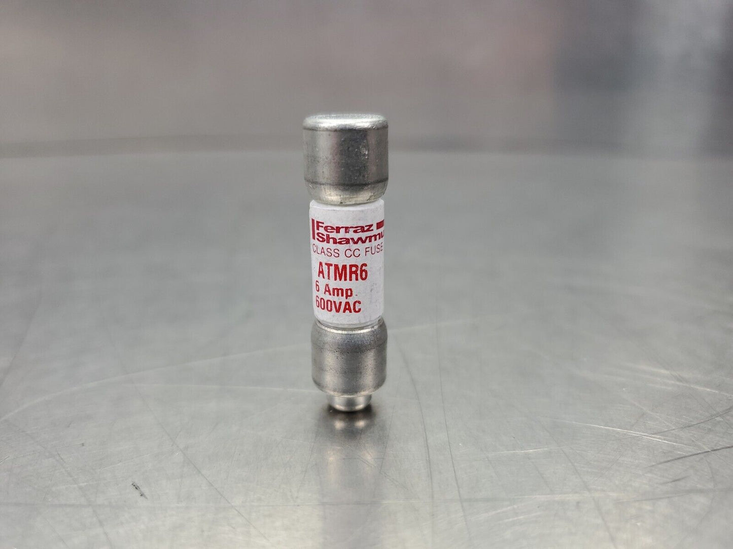 Ferraz Shawmut ATMR6 Class CC Current Limiting Fuse, 6A 600V            4D-BOX#3