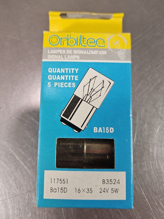 ORBITEE BA15D Bulb Lamp. Box With 5.                                    Loc 4E-7