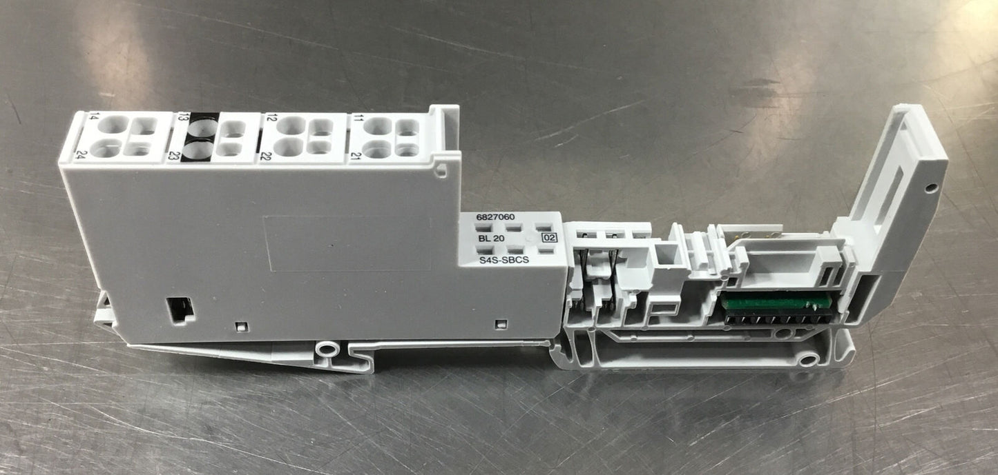 Turck BL20 I/O Module Base  BL20-S4S-SBCS  6827060      3C