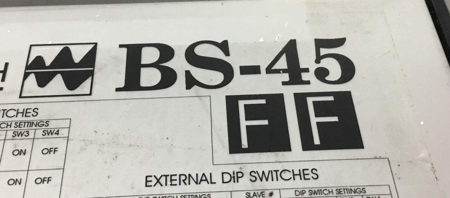 BALOGH SERIAL INTERFACE UNIT  BS45 FF       3C-9
