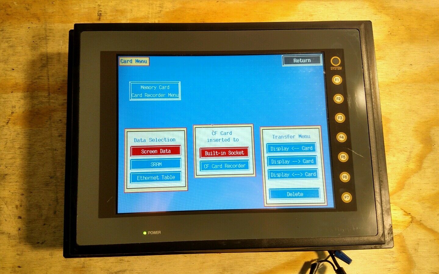 Fuji Electric V710TM Touch Panel                                             AUC