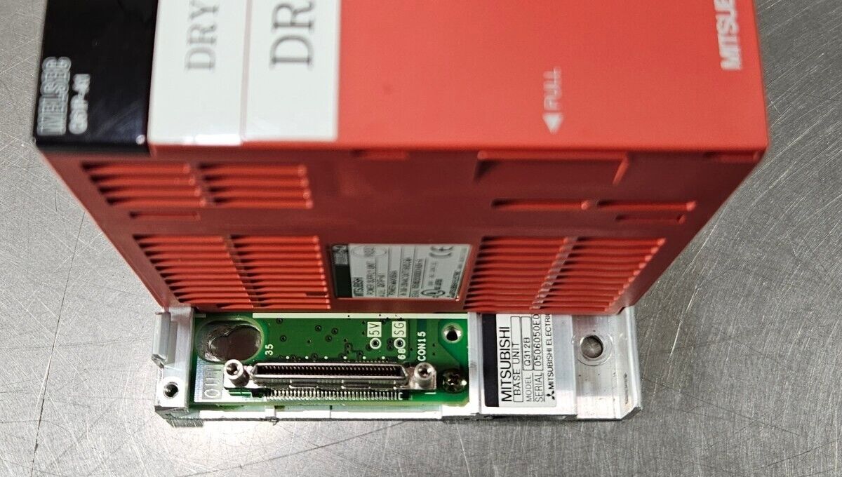 MITSUBISHI BASE: Q312B. MELSEC Q61P-A1/QJ72BR15/Q64RD/Q62AD-DGH.   Loc 3A-23