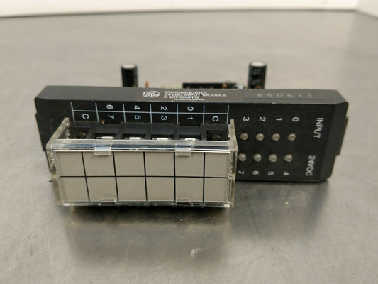 GE FANUC IC610MDL101A 24VDC Input Module 8 Circuits W/Cover Plate 3F