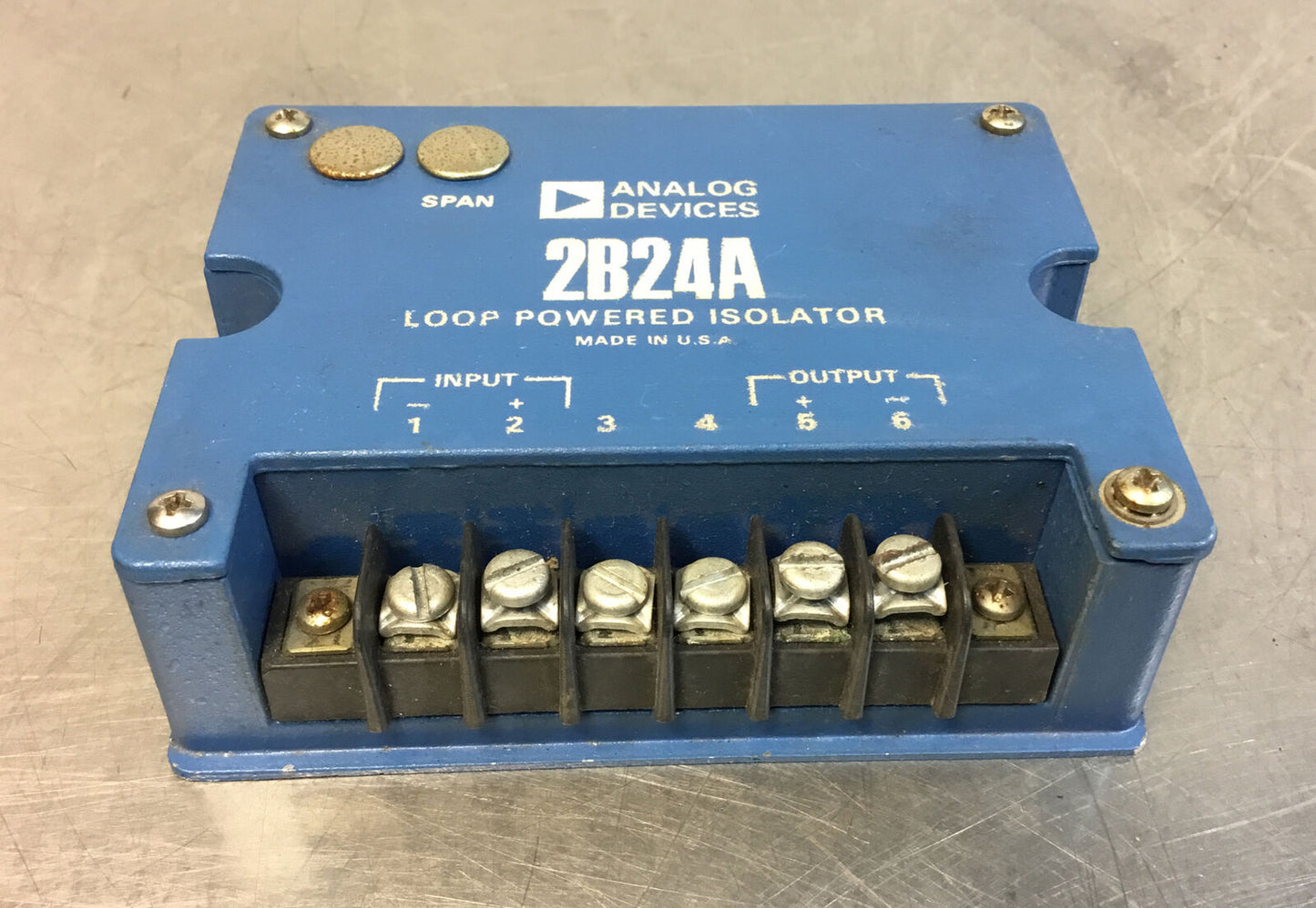 ANALOG DEVICES 2B24A LOOP POWERED ISOLATOR.     3D-2