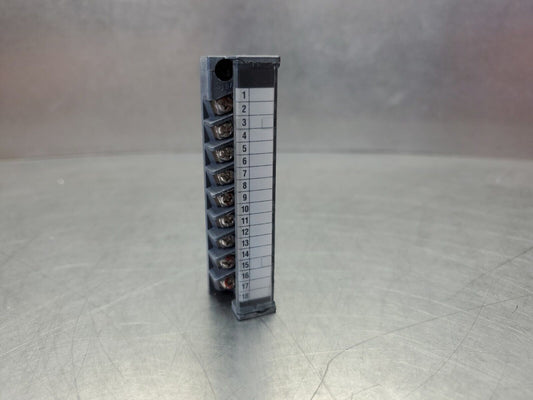 Mitsubishi BKO-C10755 PLC In/Out Connector Terminal.                       3C-22