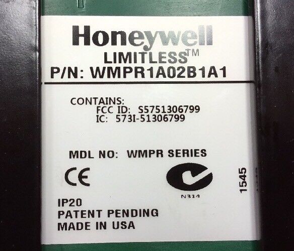WMPR1A02B1A1  HONEYWELL - LIMITLESS ETHERNET/IP RECEIVER.  3A
