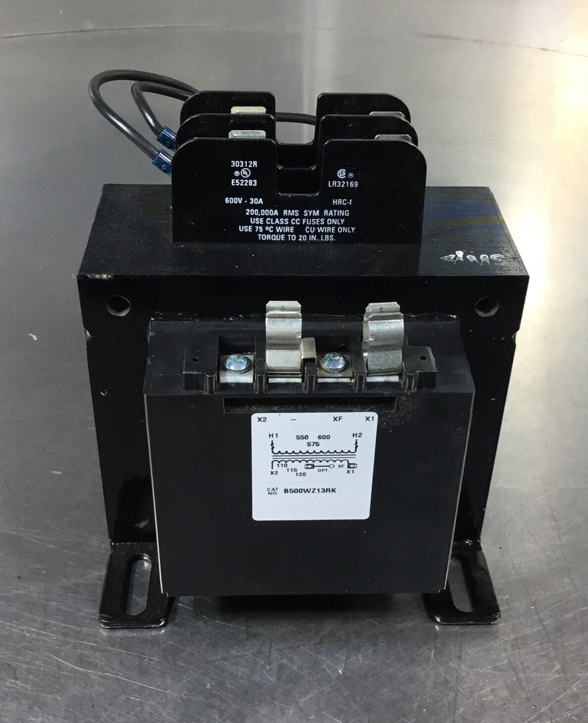 Micron  B500WZ13RK  ImperviTran Control Transformer 500VA  50/60Hz  4B