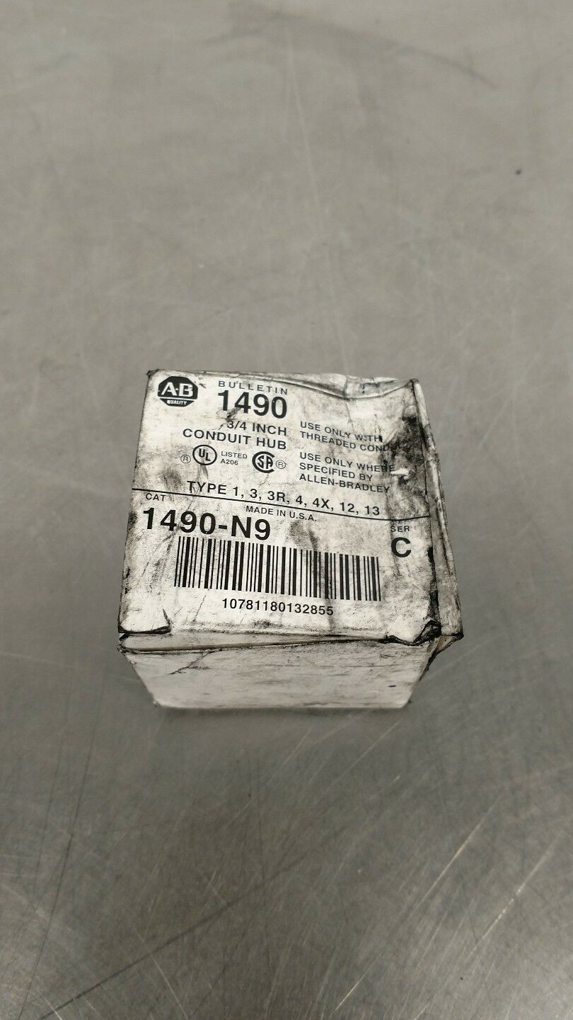 ALLEN BRADLEY 1490-N9 SERIES A 3/4 IN CONDUIT HUB 6A