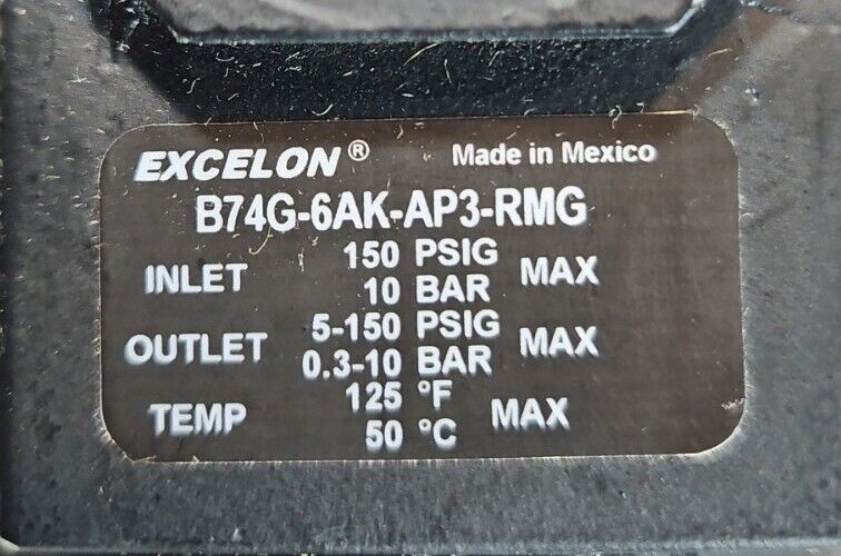 NORGREN B7AG-6AK-AP3-RMG Pressure Regulator/Filter.                        6D-13