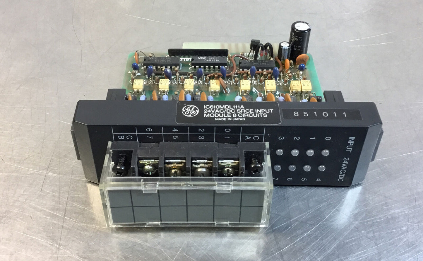 GE Fanuc  IC610MDL111A  24VAC/DC Source Input Module.   3B-5