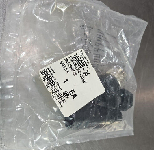 BRAD HARRISON 1A5006-34 ATTACHABLE MIN-CHANGE MALE CONNECTOR SCREW      Loc5E-19