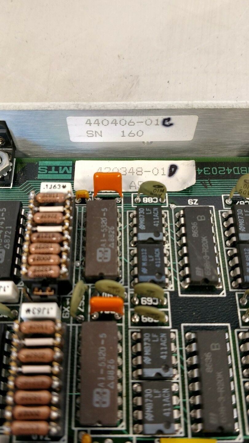MTS A/D Input 420348-01C Control Board                                     3E-12