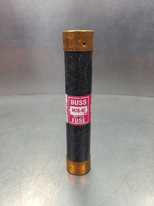 Bussmann NOS-40 600V 50000Amp One-Time Fuse.                                  4D
