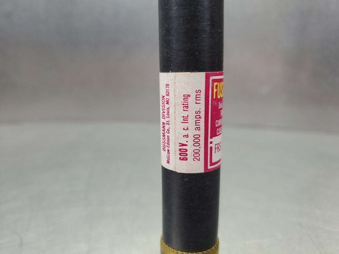 FUSETRON FRS-R Dual-Element Time-Delay Fuse, 600VAC 17.5AMP.            4D-BOX#5