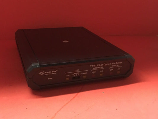 Black Box T1/E1 MT6501A-ST 724-746-5500 Fiber Optic Line Driver              AUC