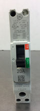 Load image into Gallery viewer, GE TEYL TEYL1020B 1 Pole 20 Amp 120/240V Circuit Breaker.   4G
