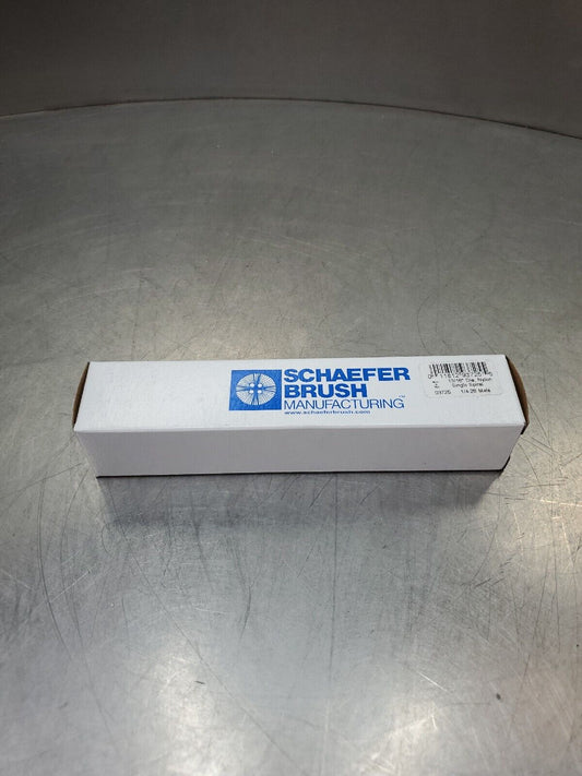 Schaefer Brush 13/16" Dia Nylon Single Spiral 1/4-28 Male (93725)          6E-15