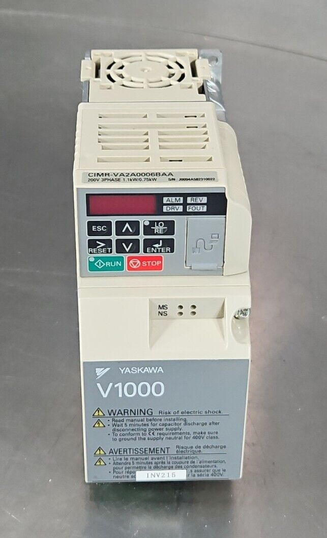 Yaskawa CIMR-VA2A0006BAA Inverter - PRG: 1016.                             1B-13