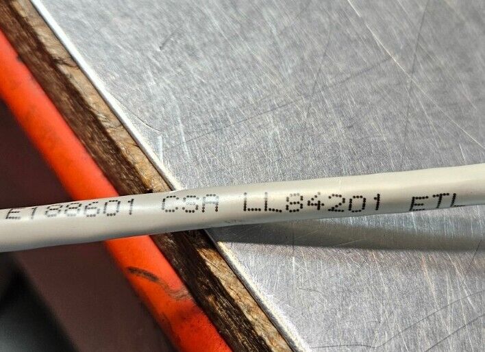 RoHS Cm Type 4pr 24awg E188601 350 MHZ 35" Patch Cable.                 Loc5E-19