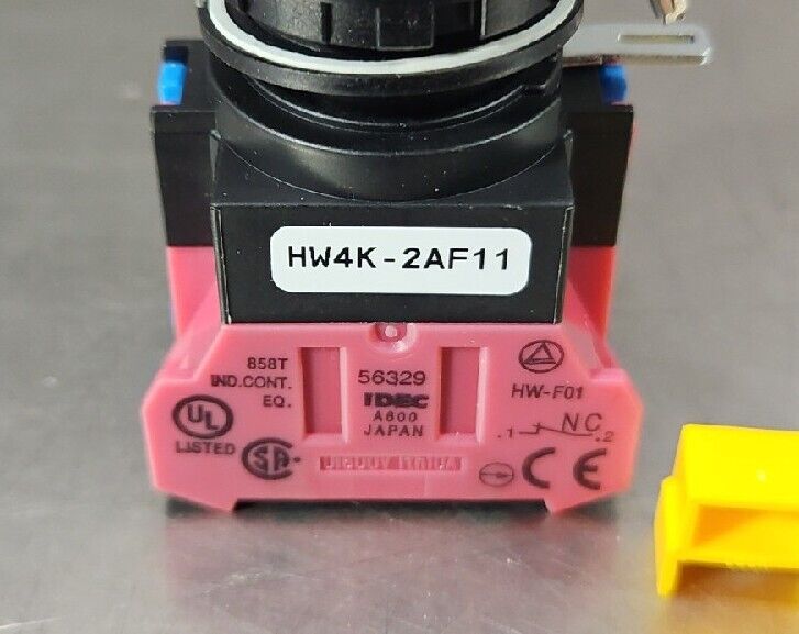 IDEC HW4K-2AF11 Key Switch.                                            Loc 4E-17
