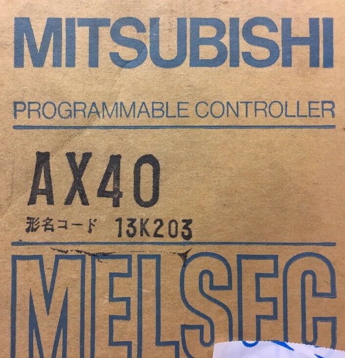 Mitsubishi  Melsec AX40 PLC 12/24VDC 4/10mA                                3E-10