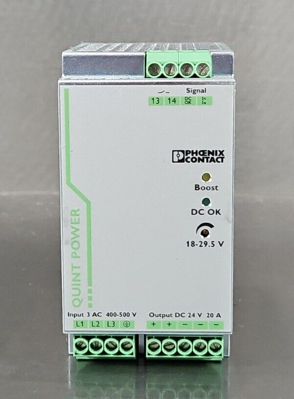 Phoenix Contact QUINT-PS/3AC 24VDC/20. Power Supply.                       4E-23