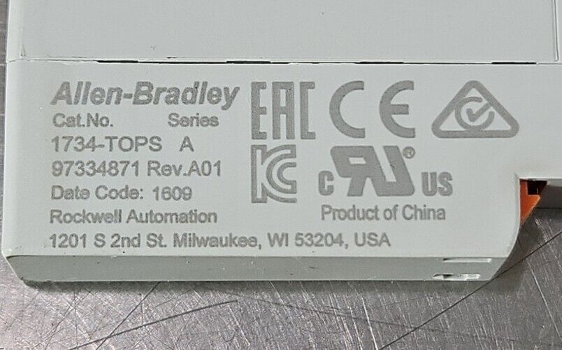 Allen-Bradley 1734-OB4 Ser.C / 1734-TOPS.  PLC Output Module.      3B-18