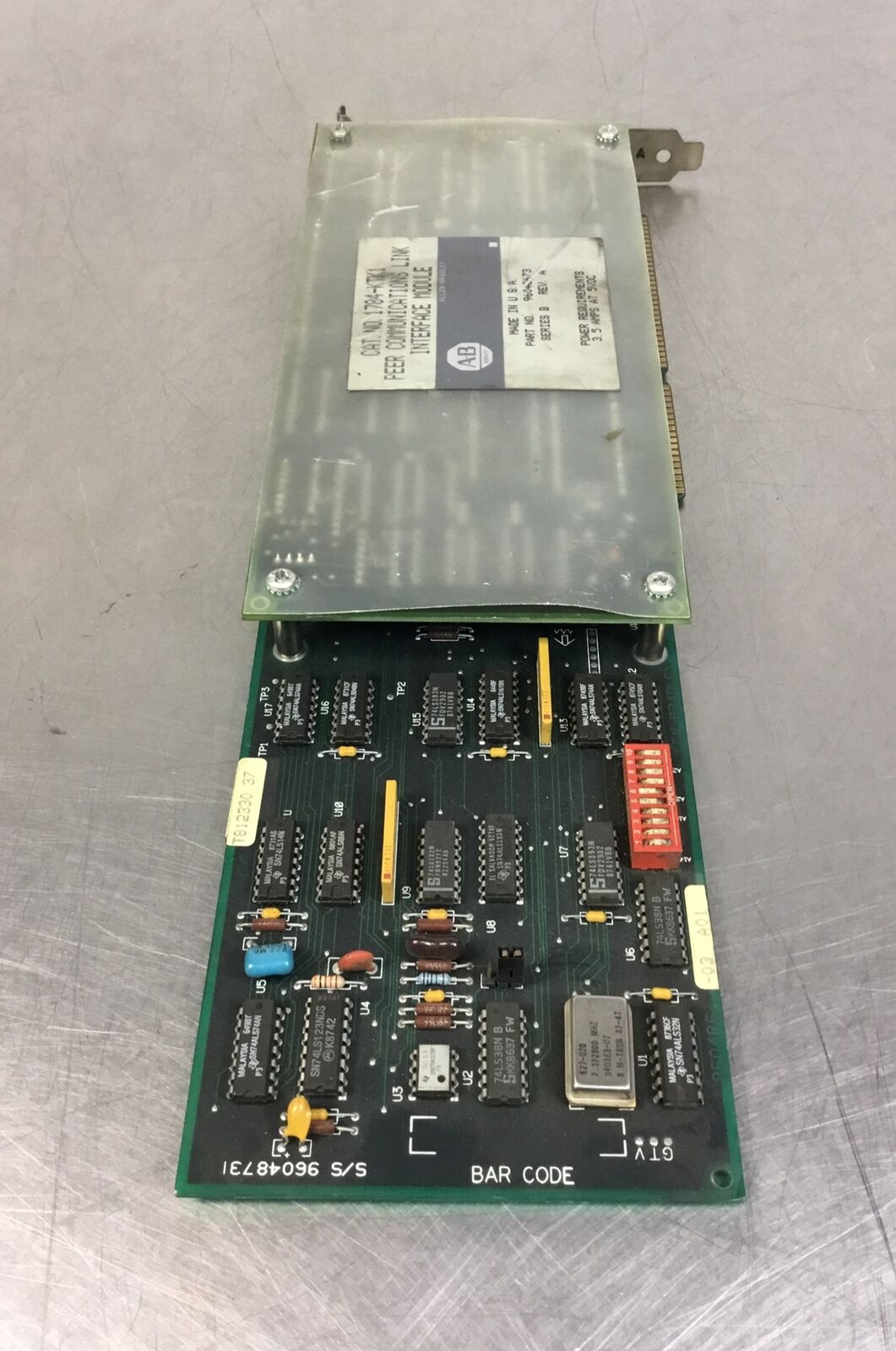 Allen Bradley 1784-KTK1 /B Peer Communication Link Interface Module Rev. A  3B