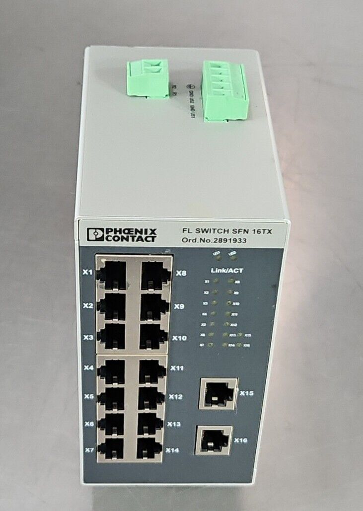 PHOENIX CONTACT FL SWITCH SFN 16TX 2891933.                                3B-19