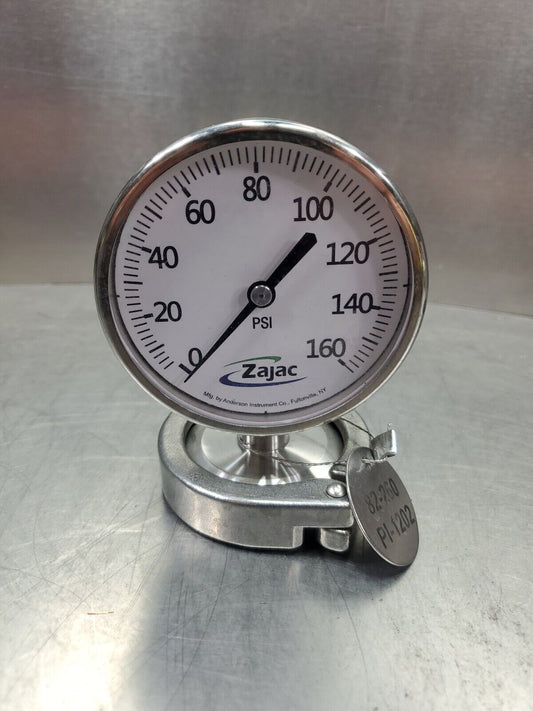 ZAJAC EL074190051211A0000 0-160 PSI PRESSURE METER.                        6E-10