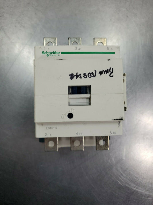 SCHNEIDER ELECTRIC LC1D115 Telemecanique CONTACTOR LX1D8E748V COIL.         4F