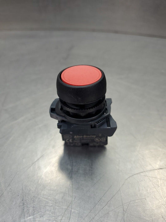 Allen-Bradley 800F-X01 Ser.A. Red Pushbutton Switch                   4E-24