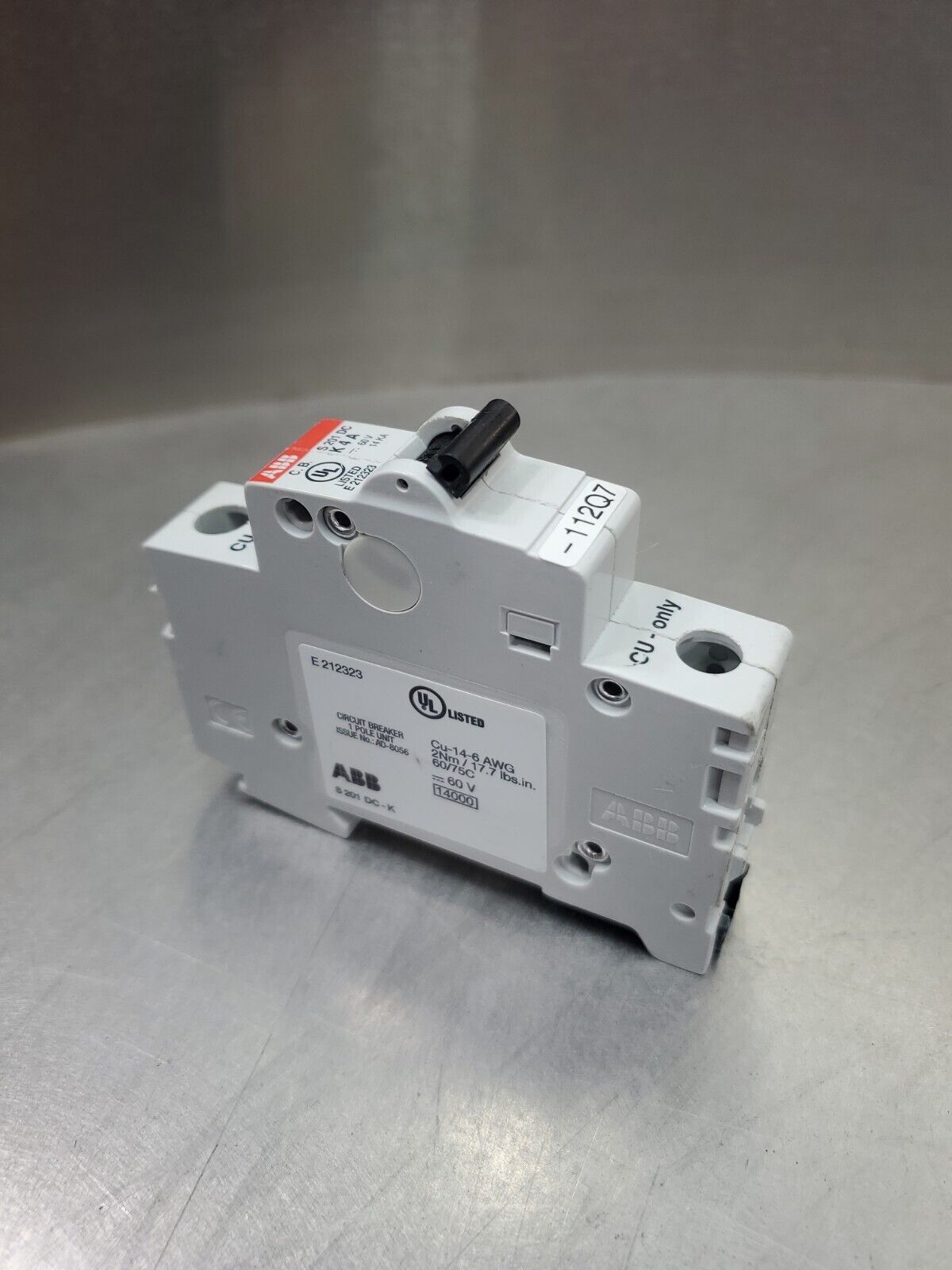 ABB S201DC-K4 60V 4A CIRCUIT BREAKER.                                       4C-1