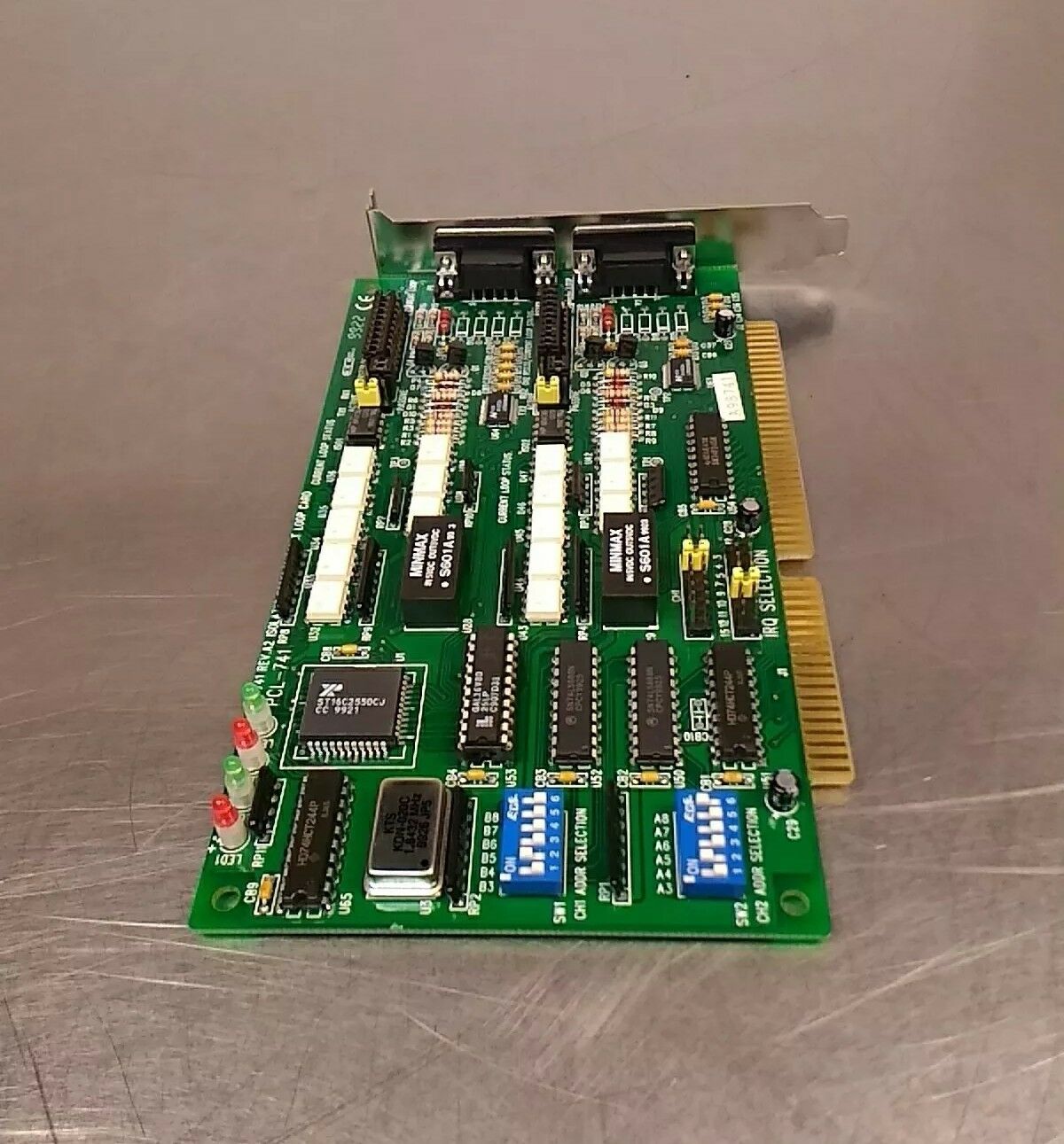 Advantech PCL-741 REV.A2 Isolated RS-232 / Current Loop Card    3B