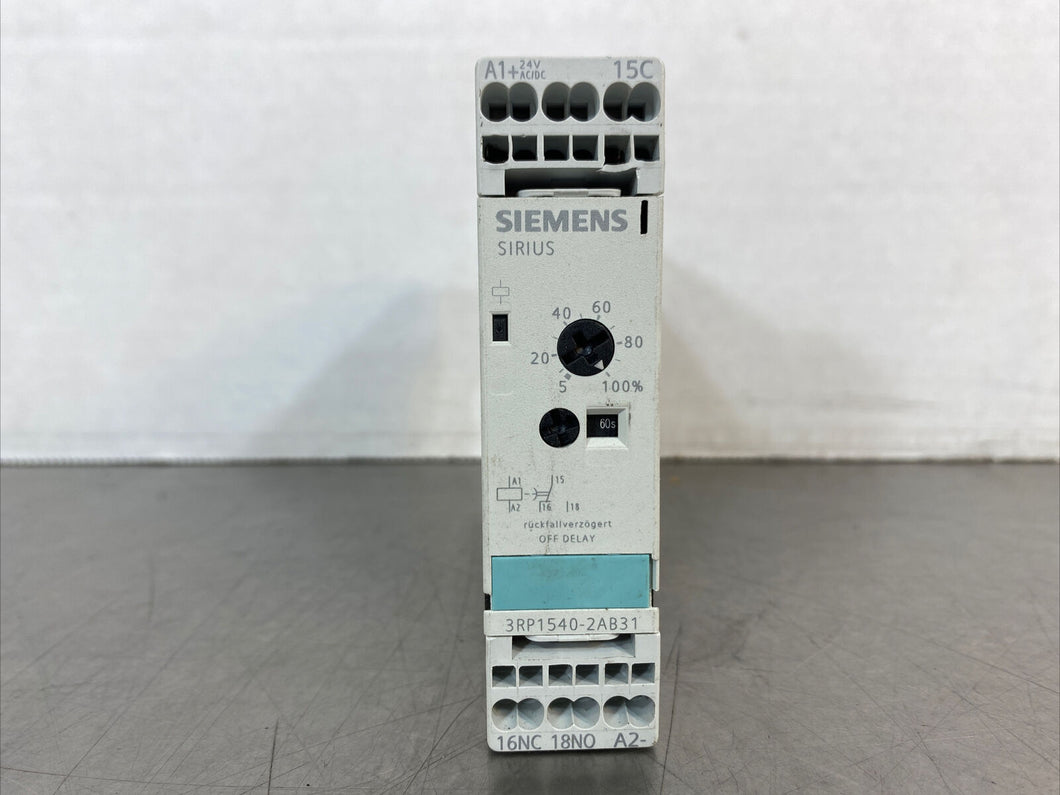 Siemens SIRIUS 3RP1540-2AB31 Solid State Time Relay     4E-8