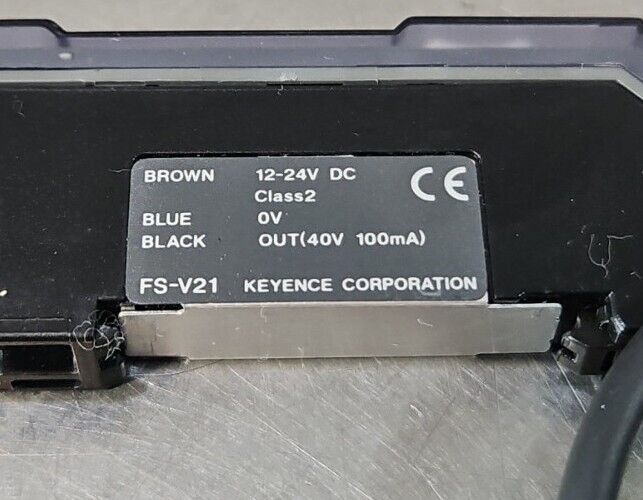 Keyence FS-V21 Photoelectric Sensor Amplifier.                            3C-18