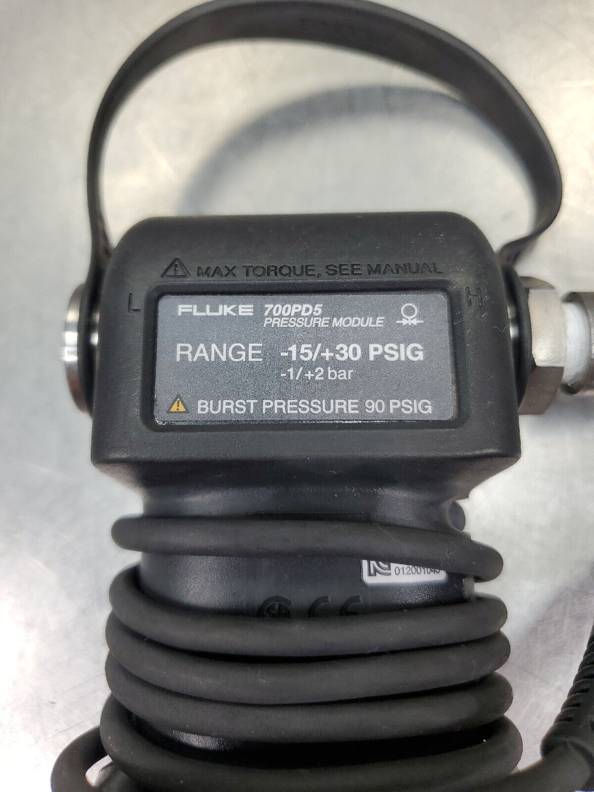 FLUKE 700PD5 DUAL PRESSURE MODULE -15/+30 PSIG. 6E-19 – Palmetto ...