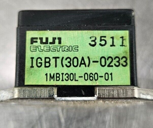 Fuji 1MBI30L-060-01 Industrial Control System.                         Loc 3D-30