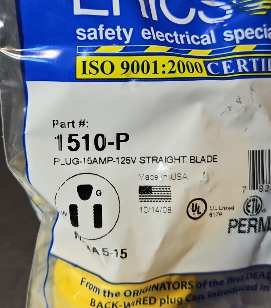 Ericson 1510P (15A 125V Plug NEMA 5-15).     loc5D11