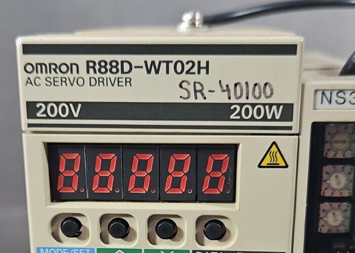 Omron R88D-WT02H Servo Diver w/JUSP-NS300 Module                        Loc 1D-2
