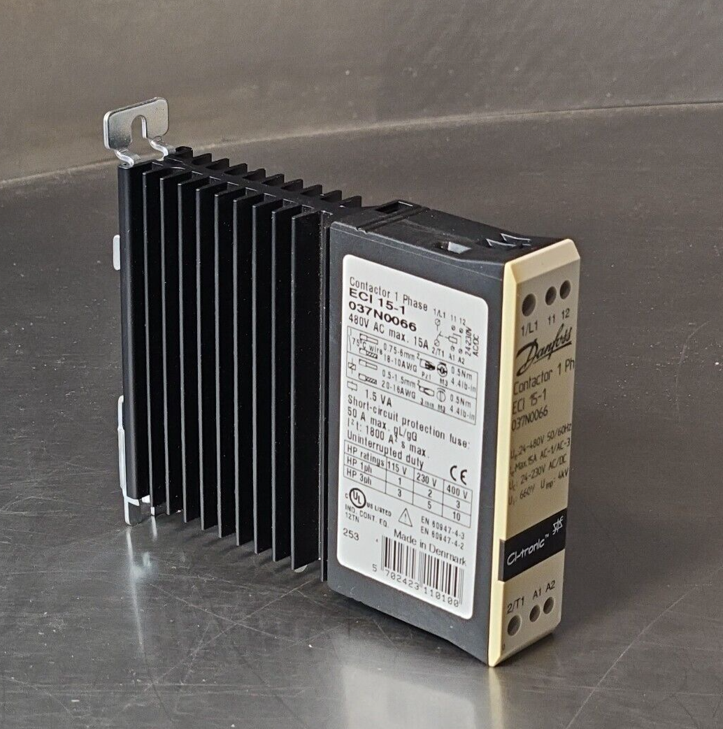 DANFOSS ECI 15-1 CONTACTOR 1 PHASE.    Loc4B24