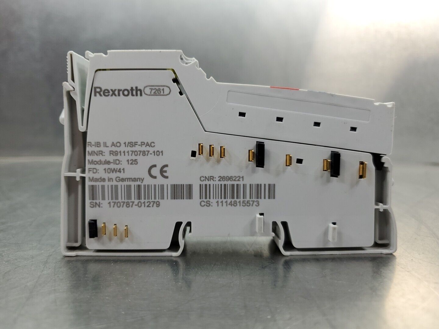 REXROTH R-IB IL AO 1/SF-PAC MNR:R911170787-101 Module.                     3C-22