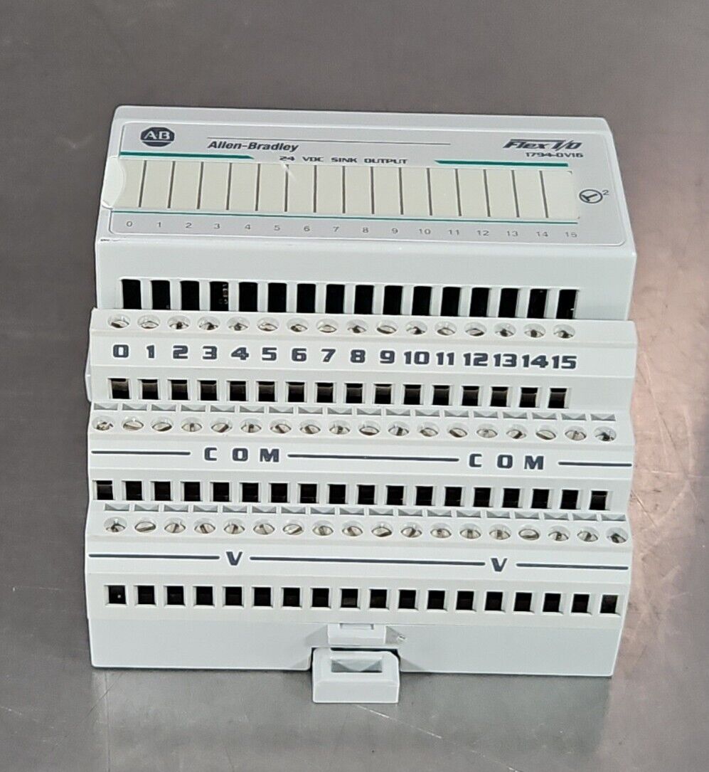 Allen-Bradley 1794-OV16 24-VDC SINK Output Module.                         3E-35