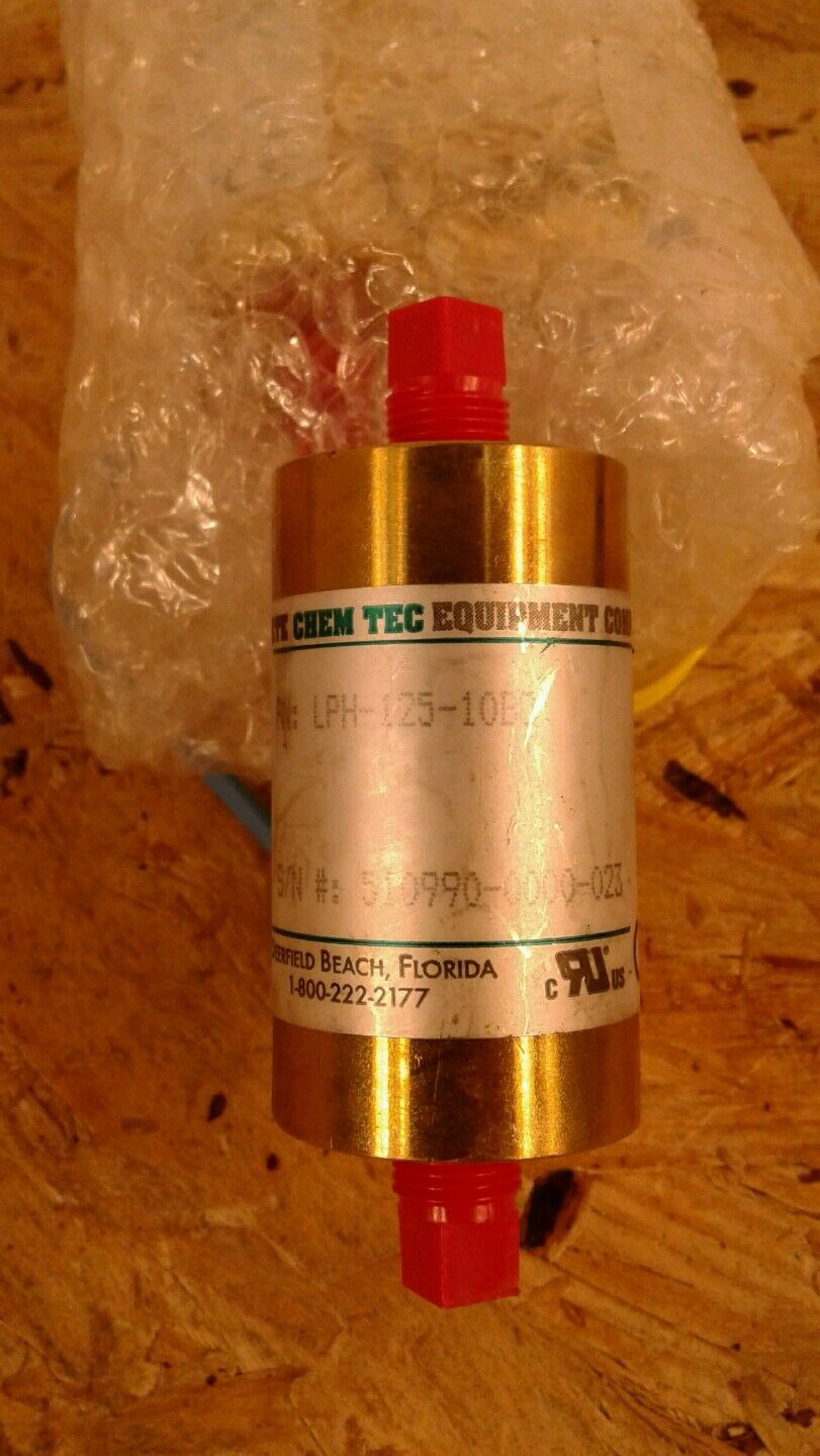 Chem-Tec LPH-125-10BC Adjustable Flow Monitor NEW.       6C