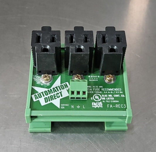 Automation Direct FA-REC3 Receptable Board                                4E-17